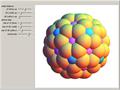 Cluster of 92 Spheres