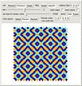 Coloring 2D Metallic-Mean Quasicrystal Tilings with a Mesh-Based Method
