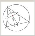 Concurrence of the Median, a Chord and a Diameter of the Incircle