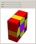 Dissecting Five Cubes into a Rectangular Solid with a Square Base