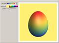 Egg Colored by Gradients
