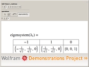 "Everything about Gell-Mann Matrices (Part 1): Unary Operations" from the Wolfram Demonstrations Project