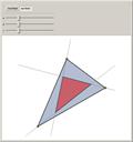 Generalized Inscribed and Escribed Triangles