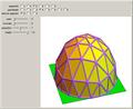 Geodesic Domes with Shell and Frame
