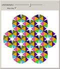 Hexagonal Pattern Made of Tetrahedra