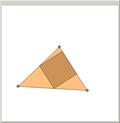 Largest Square inside a Triangle