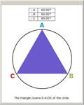 Largest Triangle Inscribed in a Circle