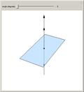 Line through a Given Point on a Given Plane Perpendicular to the Plane