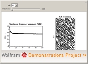 "Lyapunov exponents of elementary cellular automata" from the Wolfram Demonstrations Project