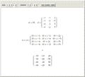 Multiplying a Matrix by a Number