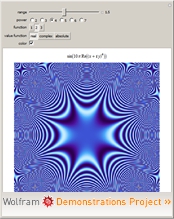 "Patterns from Math Rules Using Complex Numbers" from the Wolfram Demonstrations Project