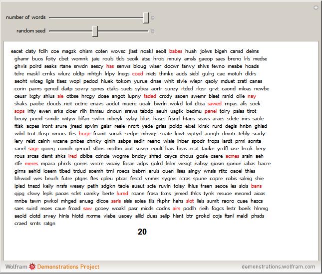 word generator from letters