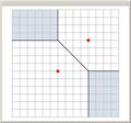 Set of Points Equidistant from Two Points in Taxicab Geometry
