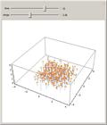 Simulation of 3D Diffusion Using the Monte Carlo Method