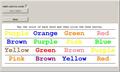 Stroop Effect: Reading Colored Words