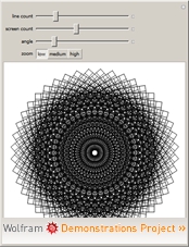 "Super Moiré Patterns" from the Wolfram Demonstrations Project
