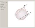 Three Tangents to a Sphere