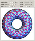 Torus Made from Coiling Triangles