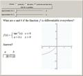When Is a Piecewise Function Differentiable?