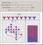 Cellular Automata on Trivalent Networks