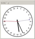 24-Hour Analog Clock