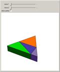3D Twist-Hinged Dissection of Triangular Prisms