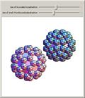 60 Rhombic Triacontahedra in Two Different Clusters