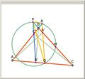 A Circumcircle through the Midpoint of a Triangle's Side