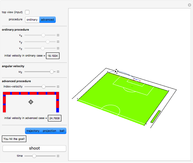 Animation of Free Kicks in Soccer - Wolfram Demonstrations Project