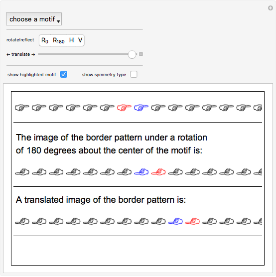 Border Patterns Wolfram Demonstrations Project