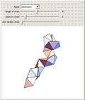 Chains of Regular Polygons and Polyhedra