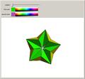 Color-Changing Origami Star