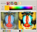 Color Quantization of Photographic Images III: Palette from Colors out of a ColorSlider