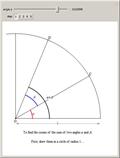 Cosine and Sine of the Sum of Two Angles
