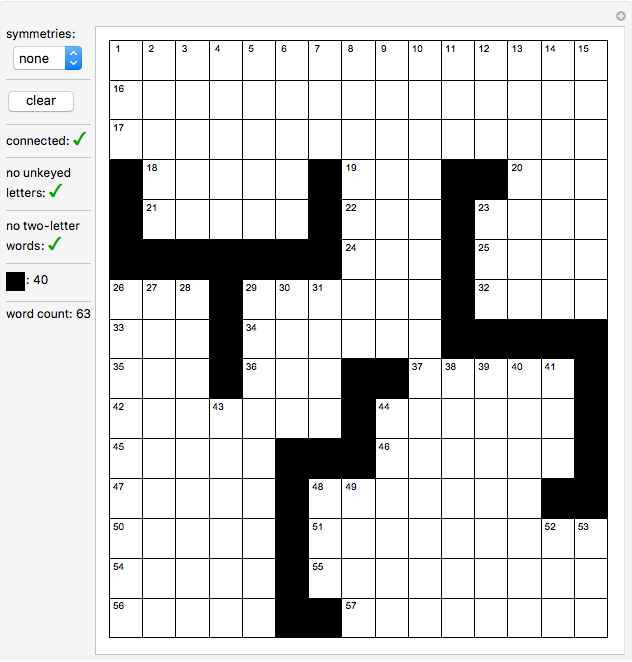 free crossword puzzle maker auto arange