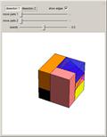 Dissecting a Cube into a Rectangular Solid with a Square Base