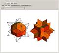 Dissection of Two Stellated Dodecahedra