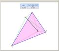 Distance between Two Points Based on a Triangle