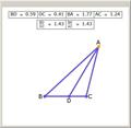 Division of the Opposite Side by an Angle Bisector