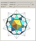 Filling a Rhombic Hexecontahedron