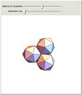 Four Icosahedra around a Tetrahedron