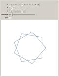 Fourier Construction of Regular Polygons and Star Polygons