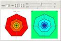 Geometric Series Based on Area Ratios of Similar Polygons