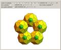 Helix of Augmented Rhombic Icosahedra