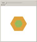 Hinged Dissection of Four Hexagons into One
