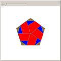 Hinged Dissection of One Pentagon to Five Pentagons