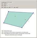 Jarvis March to Find the Convex Hull of a Set of Points in 2D