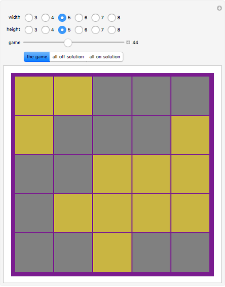 Out Game and Solver - Demonstrations Project