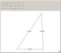 Mapping a 3D Point to a 2D Triangle