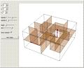 Mazes in a Rectangular Solid
